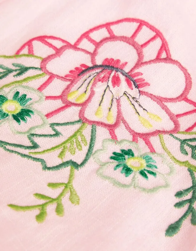 Children Boutique Embroidered Cutwork Dress Pink Monsoon Dresses