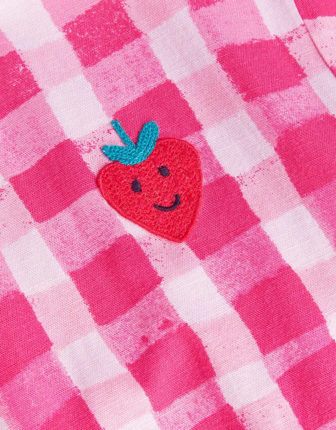 Children Check Crop Top Pink Monsoon Casualwear Collection