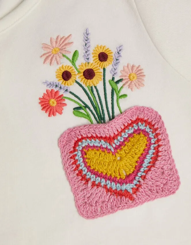 Children Crochet Pocket Top Ivory Monsoon Tops and TShirts
