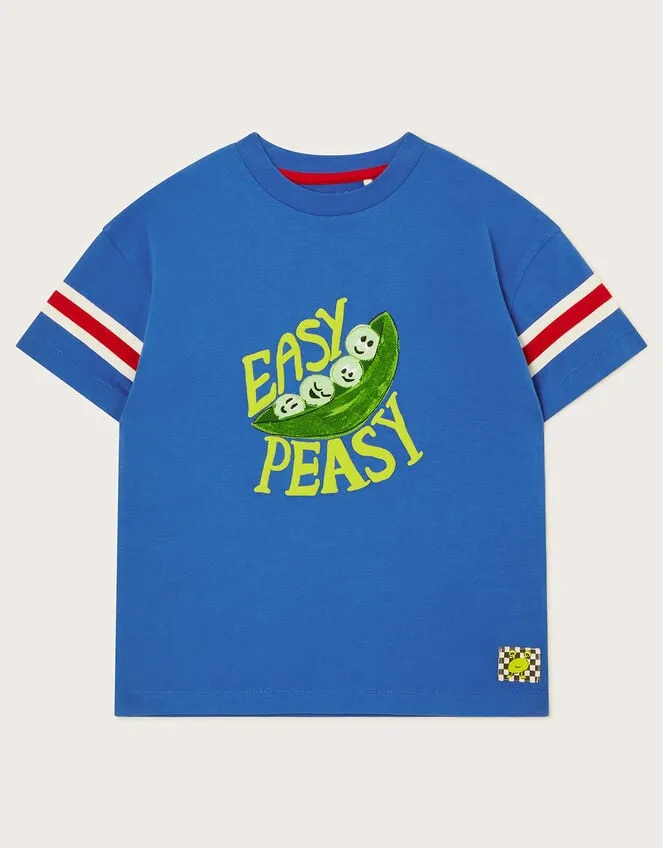 Children Easy Peasy TShirt Blue Monsoon Casualwear Collection