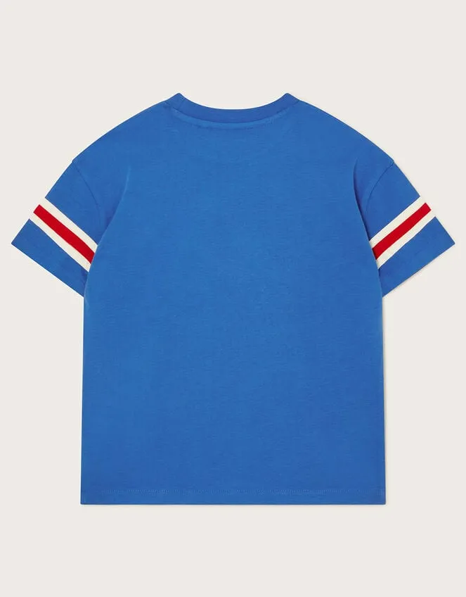 Children Easy Peasy TShirt Blue Monsoon Casualwear Collection
