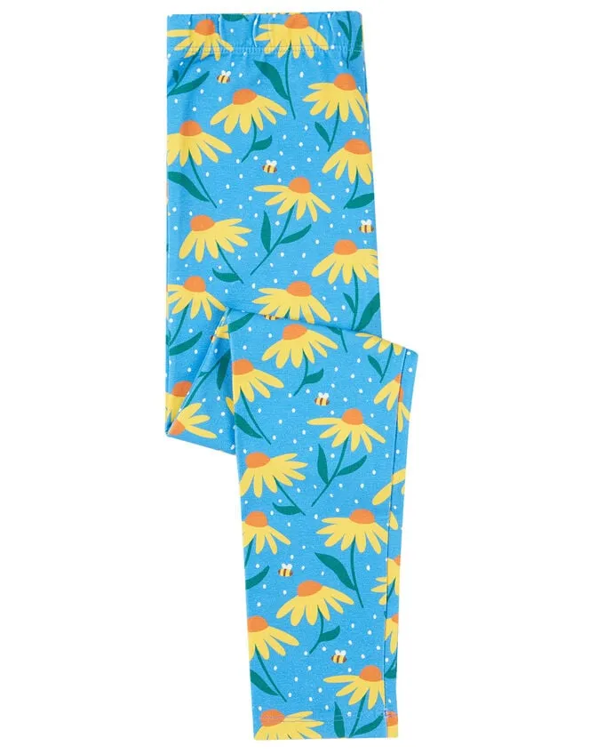 Children Frugi Floral Print Leggings Blue Monsoon Trousers and Shorts