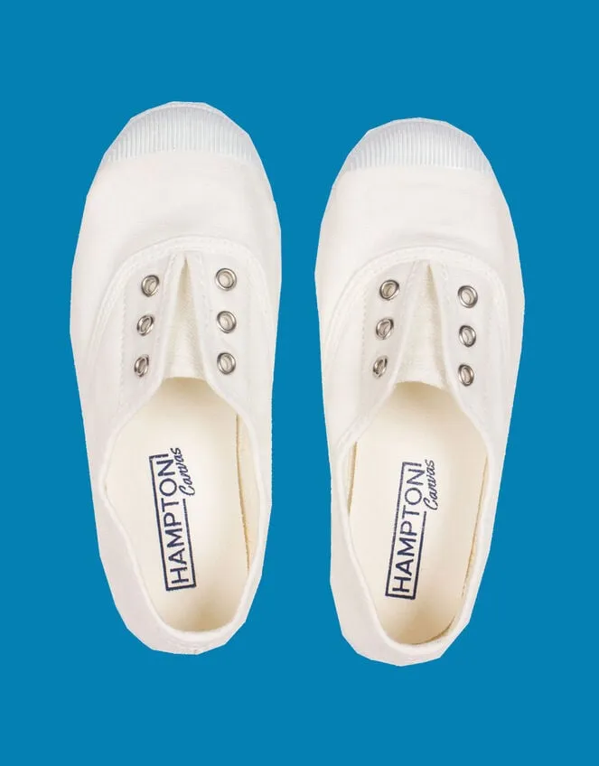 Children Hampton Canvas Plum Plimsolls White Monsoon Girls039 Shoes and Sandals