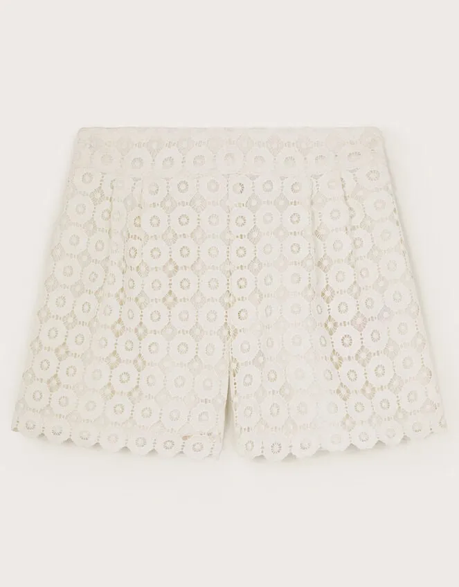 Children Lace Shorts Ivory Monsoon Trousers and Shorts