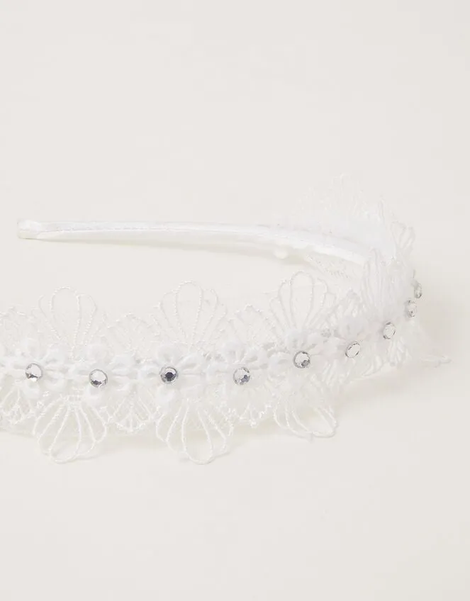 Children Lacey Flower Bridesmaid Headband Monsoon Girls039 Hair Accessories