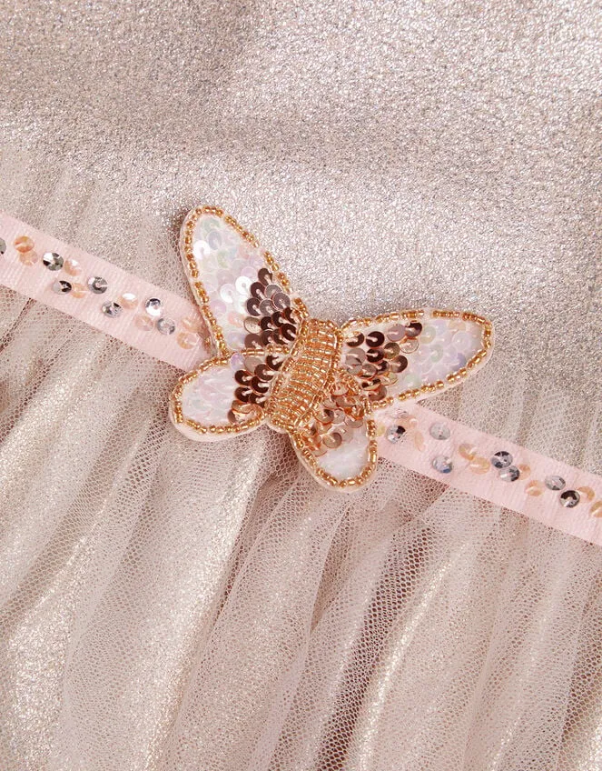 Children Land Of Wonder Solance Butterfly Belt Dress Natural Monsoon Dresses