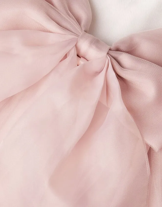 Children Olivia Organza Bridesmaid Dress Pink Monsoon Dresses