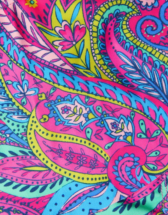 Children Paisley Frill Bikini Set Pink Monsoon Beachwear and Swimwear