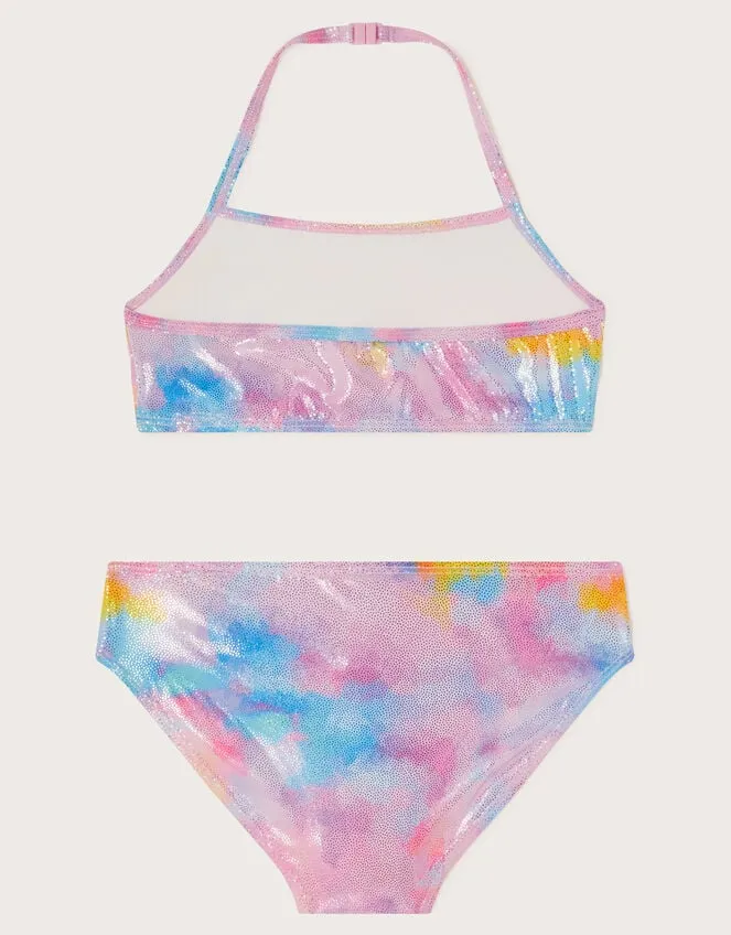 Children Shimmery Ruffle Bikini Set Multi Monsoon Beachwear and Swimwear