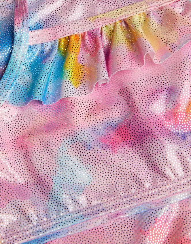 Children Shimmery Ruffle Bikini Set Multi Monsoon Beachwear and Swimwear