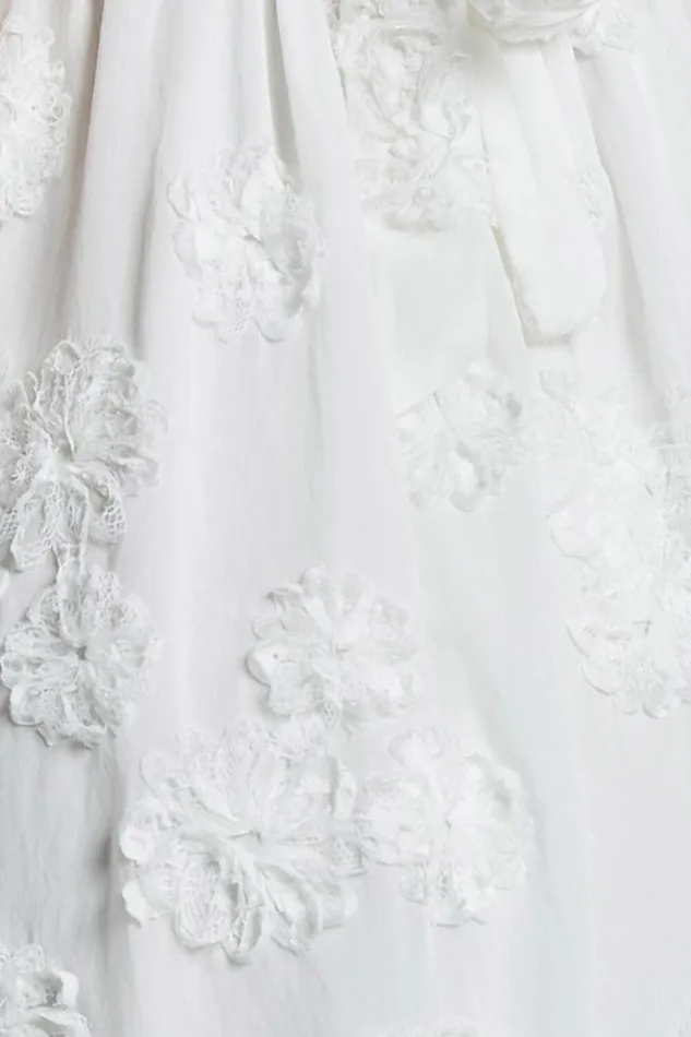 Claya Maxi Dress 8211 Sleeveless Straight Neckline Floral Detail Dress In White Embroidery Women Showpo Maternity Clothes