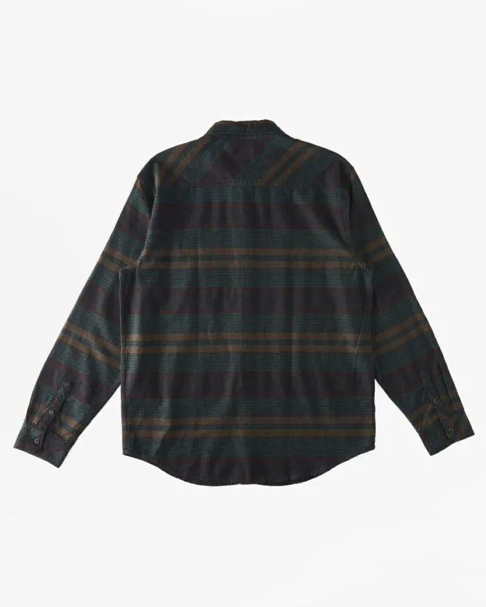 Coastline Flannel Long Sleeve Shirt Jungle Men Billabong Flannels