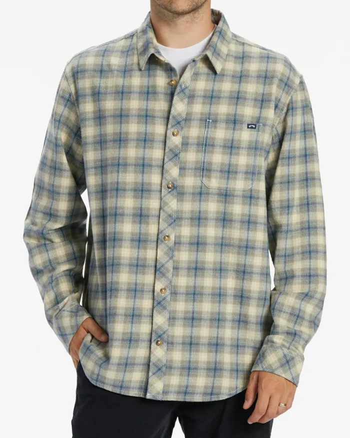 Coastline Flannel Long Sleeve Shirt North Sea Men Billabong Shirts