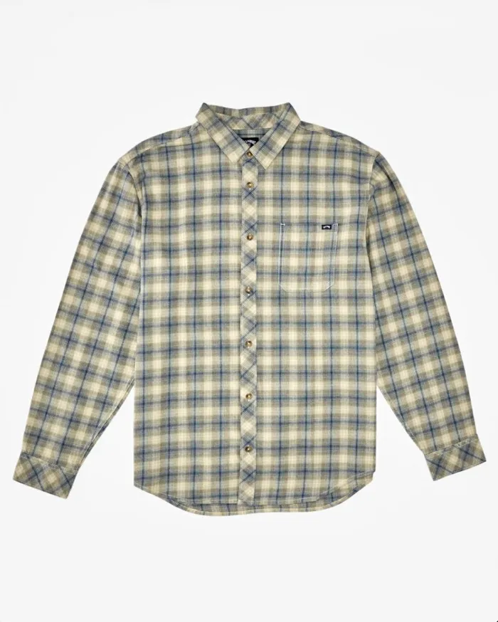 Coastline Flannel Long Sleeve Shirt North Sea Men Billabong Shirts