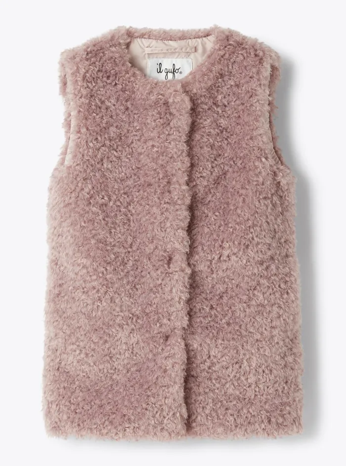 Coats And Jackets Girl 216 Il Gufo Ecofur Vest