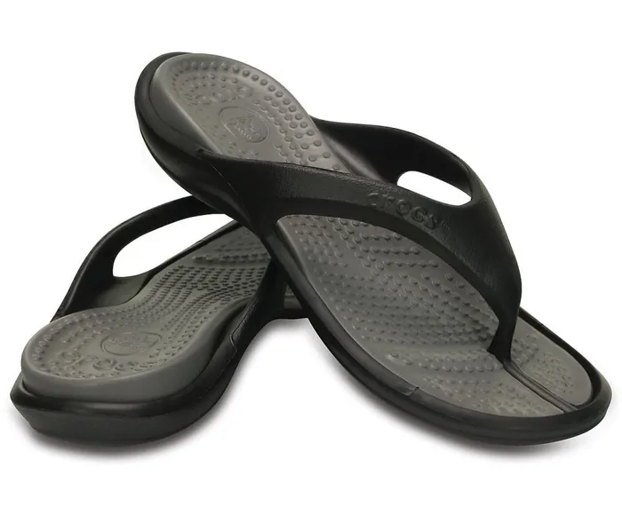 Crocs Athens Flip Black Smoke WomensMens Sandals
