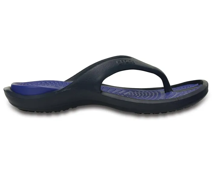 Crocs Athens Flip Navy Cerulean Blue WomensMens Sandals
