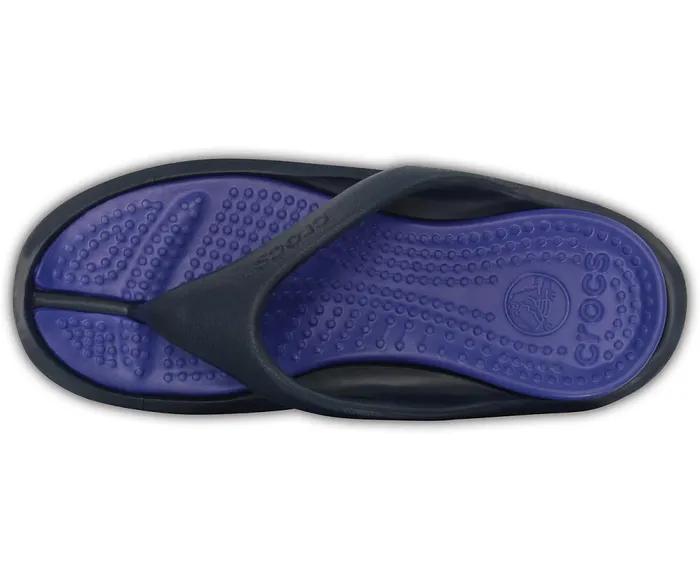 Crocs Athens Flip Navy Cerulean Blue WomensMens Sandals