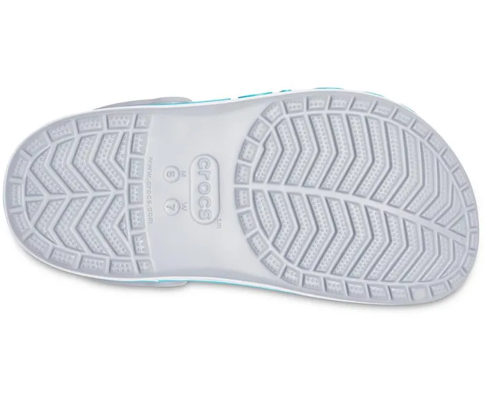 Crocs Bayaband Seasonal Printed Clog Light Grey Multi WomensMens Clogs