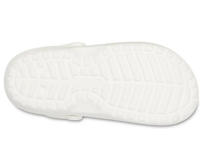 Crocs Classic Lined Clog White Grey WomensMens Clogs