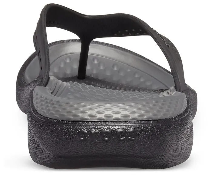 Crocs LiteRide Flip BlackSlate Grey WomensMens Sandals