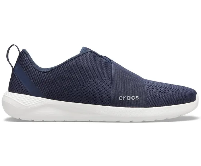 Crocs LiteRide Modform SlipOn Navy White Mens Sneakers