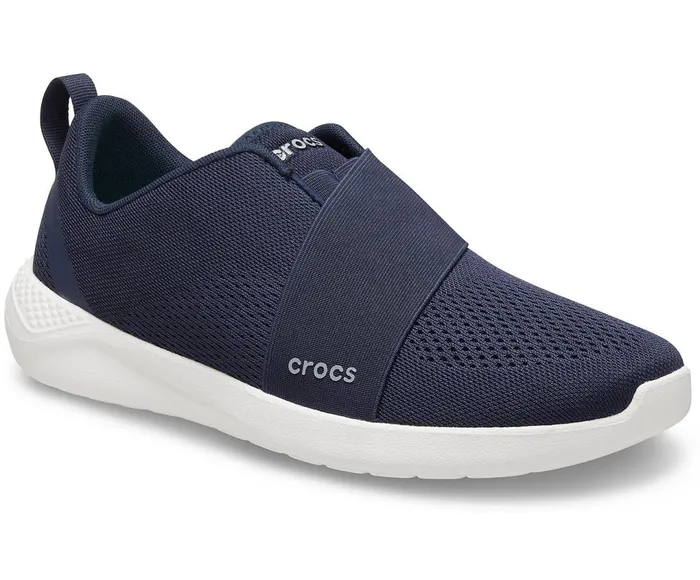 Crocs LiteRide Modform SlipOn Navy White Mens Sneakers