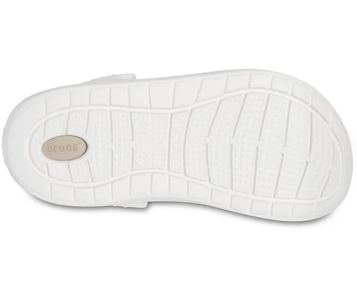Crocs LiteRide Printed Camo Clog Almost White WomensMens Clogs