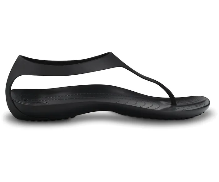 Crocs Sexi Flip Black Black Womens Sandals
