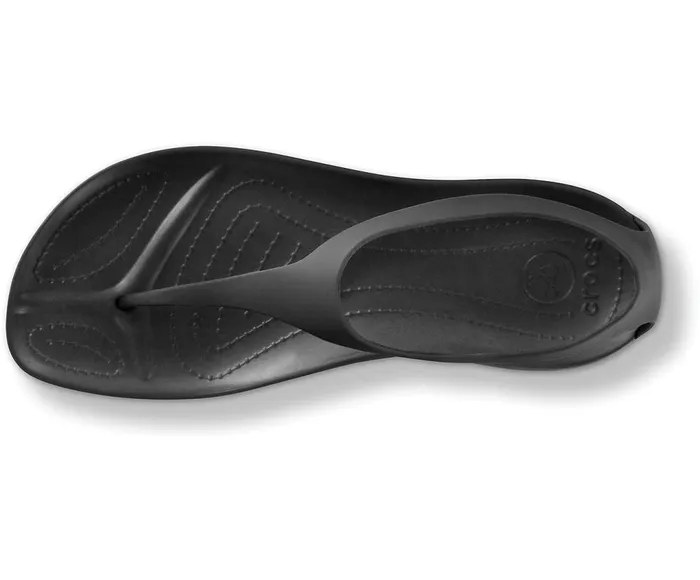 Crocs Sexi Flip Black Black Womens Sandals