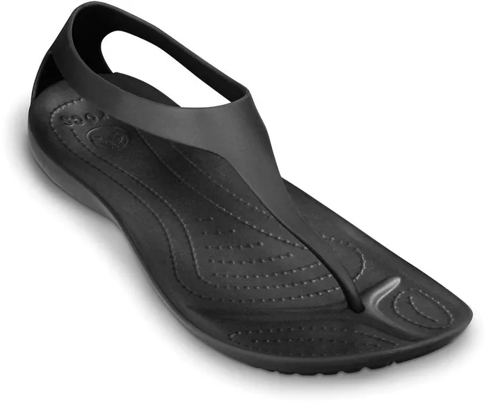 Crocs Sexi Flip Black Black Womens Sandals
