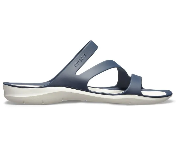 Crocs Swiftwater Sandal Navy White Womens Sandals