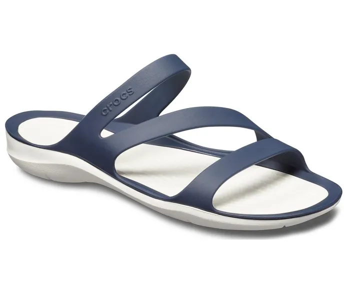 Crocs Swiftwater Sandal Navy White Womens Sandals