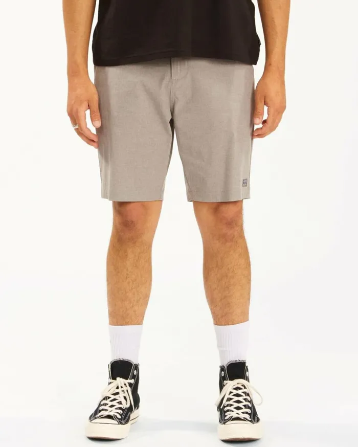 Crossfire Mid Submersible Shorts 19034 Grey Men Billabong Shorts