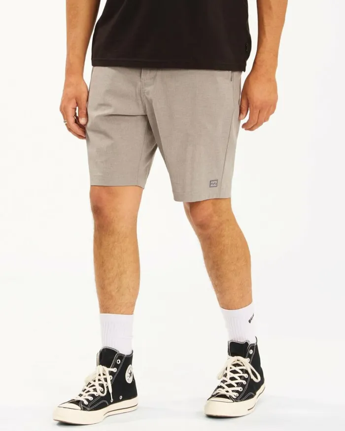 Crossfire Mid Submersible Shorts 19034 Grey Men Billabong Shorts