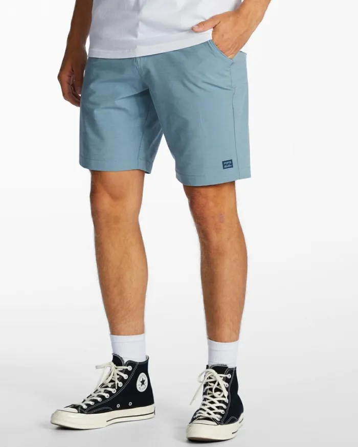 Crossfire Slub Submersible 19034 Shorts Washed Blue Men Billabong Shorts