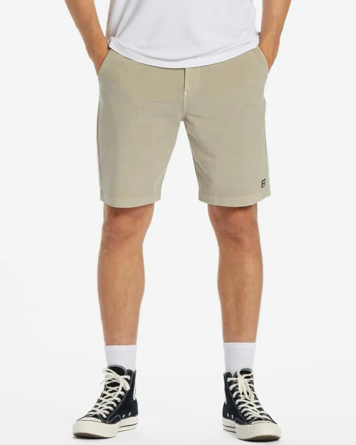 Crossfire Wave Washed 18034 Hybrid Submersible Shorts Oyster Men Billabong Submersible Shorts