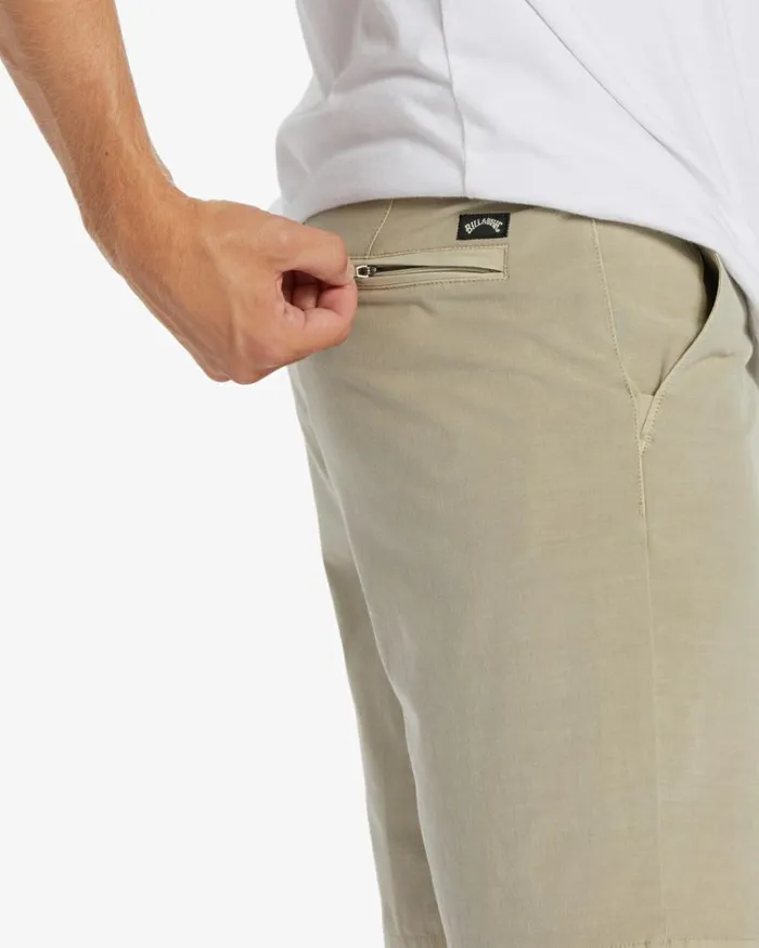 Crossfire Wave Washed 18034 Hybrid Submersible Shorts Oyster Men Billabong Submersible Shorts