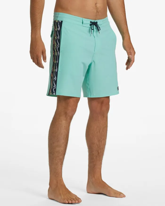 D Bah Lo Tide 18034 Boardshorts Minty Men Billabong Side Pockets