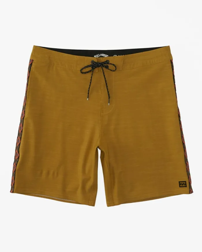 D Bah Lo Tide 18034 Boardshorts Mustard Men Billabong Side Pockets