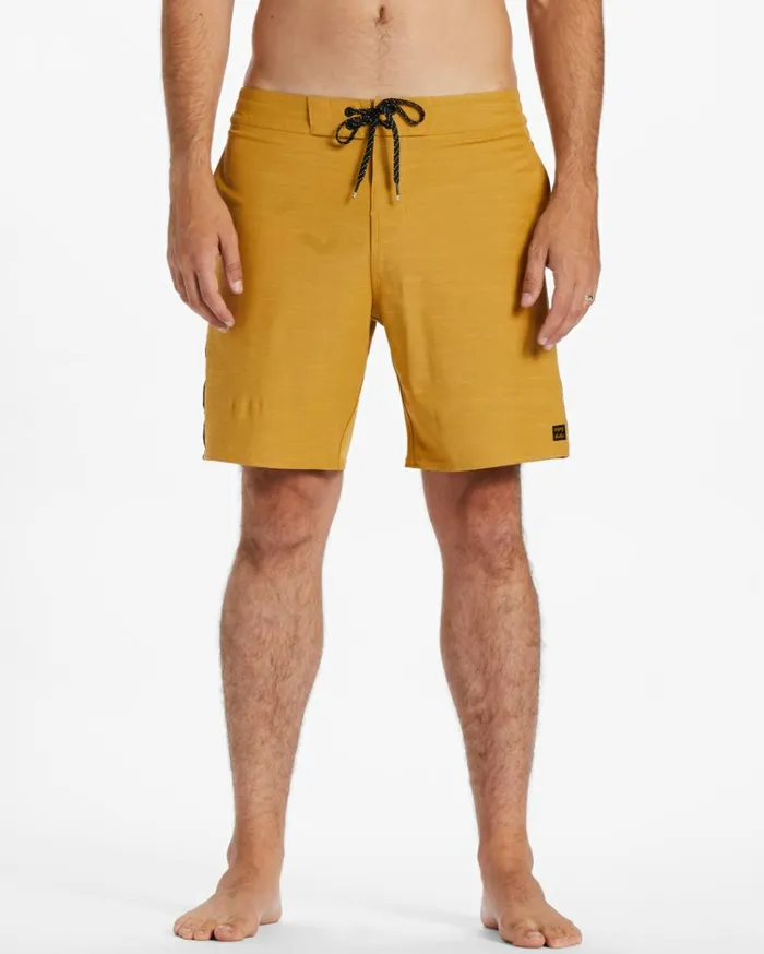 D Bah Lo Tide 18034 Boardshorts Mustard Men Billabong Side Pockets