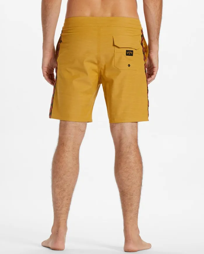 D Bah Lo Tide 18034 Boardshorts Mustard Men Billabong Side Pockets
