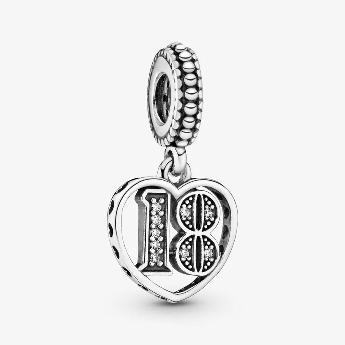 Dangle Charms Women Pandora 18th Celebration Dangle Charm