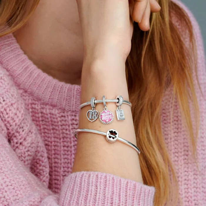 Dangle Charms Women Pandora 18th Celebration Dangle Charm