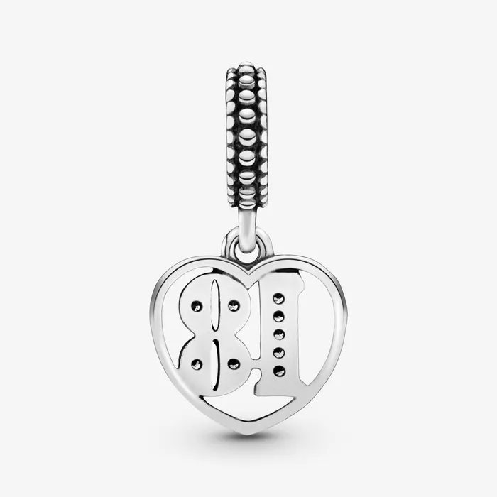 Dangle Charms Women Pandora 18th Celebration Dangle Charm