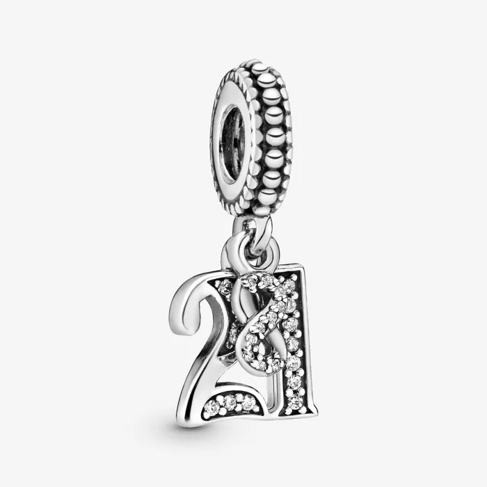 Dangle Charms Women Pandora 21st Celebration Dangle Charm