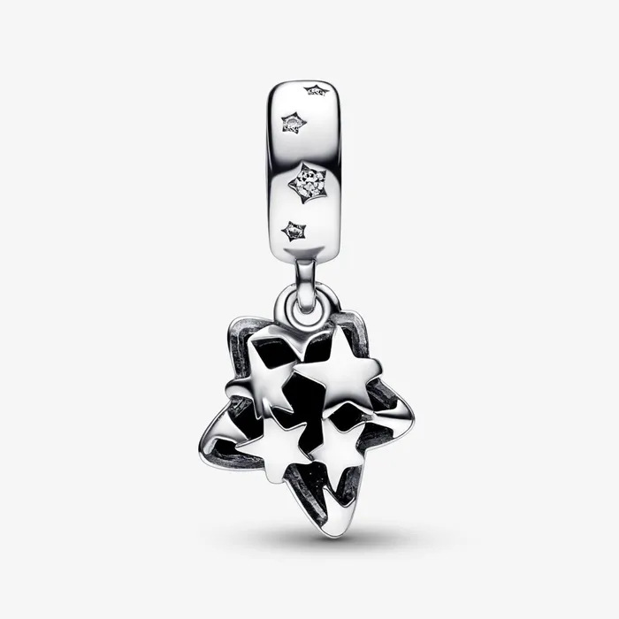 Dangle Charms Women Pandora Celestial Galaxy Star Murano Dangle Charm
