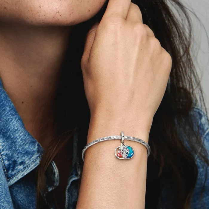 Dangle Charms Women Pandora Disney Lilo and Stitch Family Dangle Charm