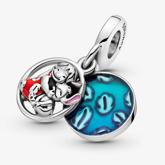 Dangle Charms Women Pandora Disney Lilo and Stitch Family Dangle Charm