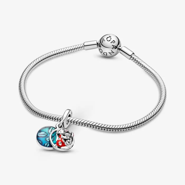 Dangle Charms Women Pandora Disney Lilo and Stitch Family Dangle Charm